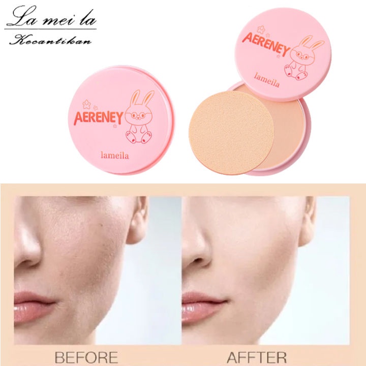 Bedak Padat Lameila Aereney Oil Control Pressed Powder 5215