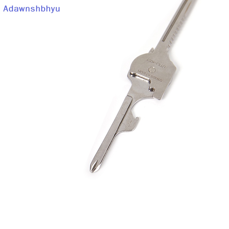 Adhyu 6in1 Multi Pocket Keytool Carabiner Gantungan Kunci Serbaguna Gadget Clip Gear ID