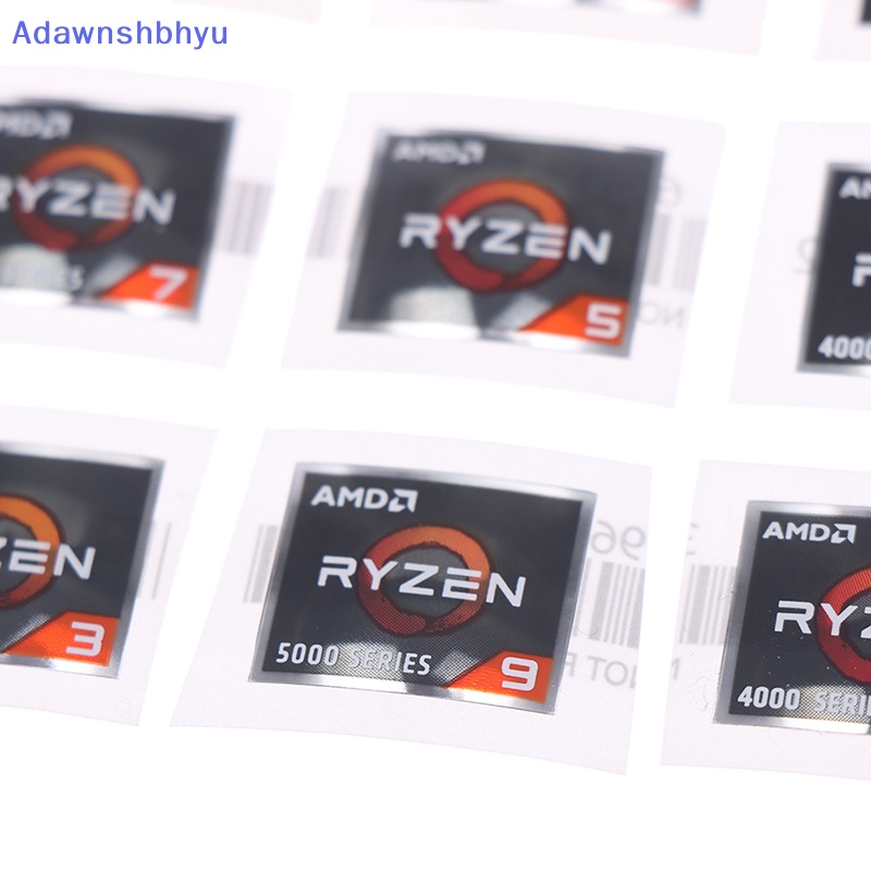 Adhyu AMD Processor Series Sticker ATHLON Ryzen R 3 5 7 Logo Generasi PRO7 Label ID