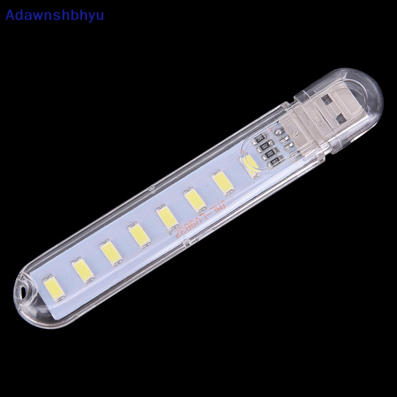 Adhyu Mini LED Portable 5V 8led USB Lighg Komputer Handphone Power Lamp Lampu Malam ID