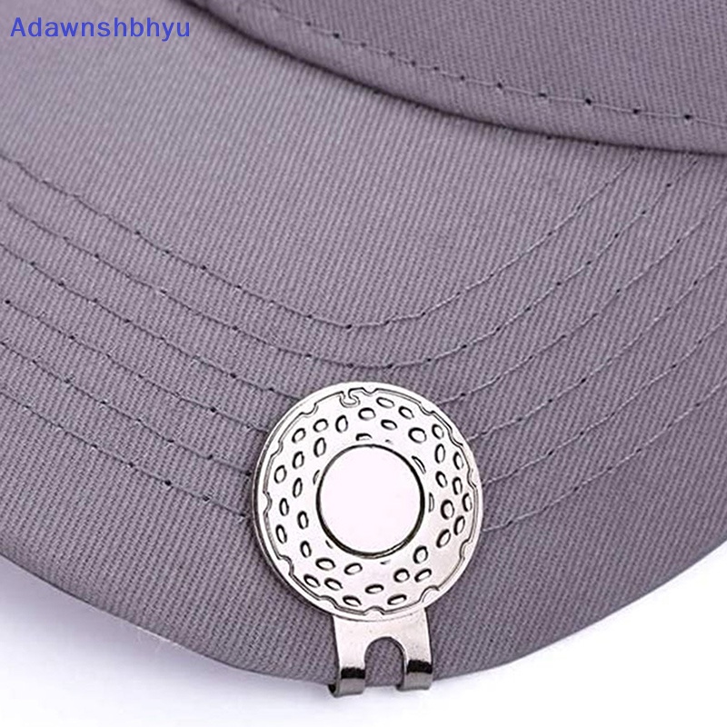 Adhyu Tanda Bola golf Dengan Klip Topi golf Magnetik Outdoor Alloy Perlengkapan Penanda golf ID