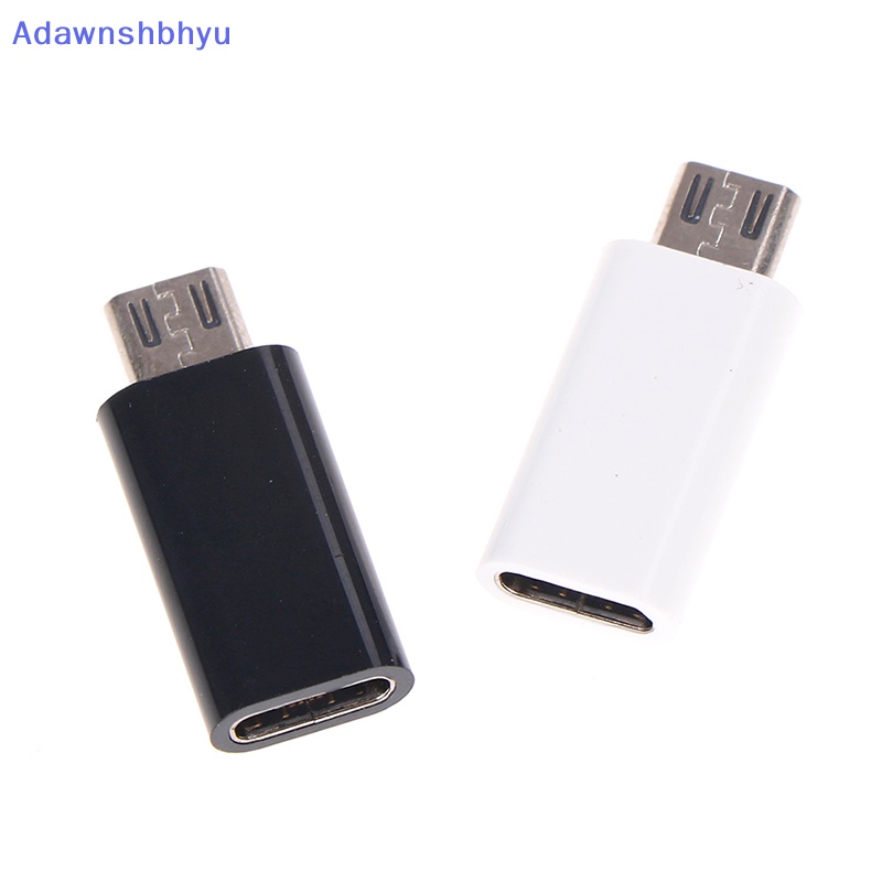 Adhyu Adaptor Female TYPE-C Ke Micro USB Male Connector Tipe C Adapter Converter ID