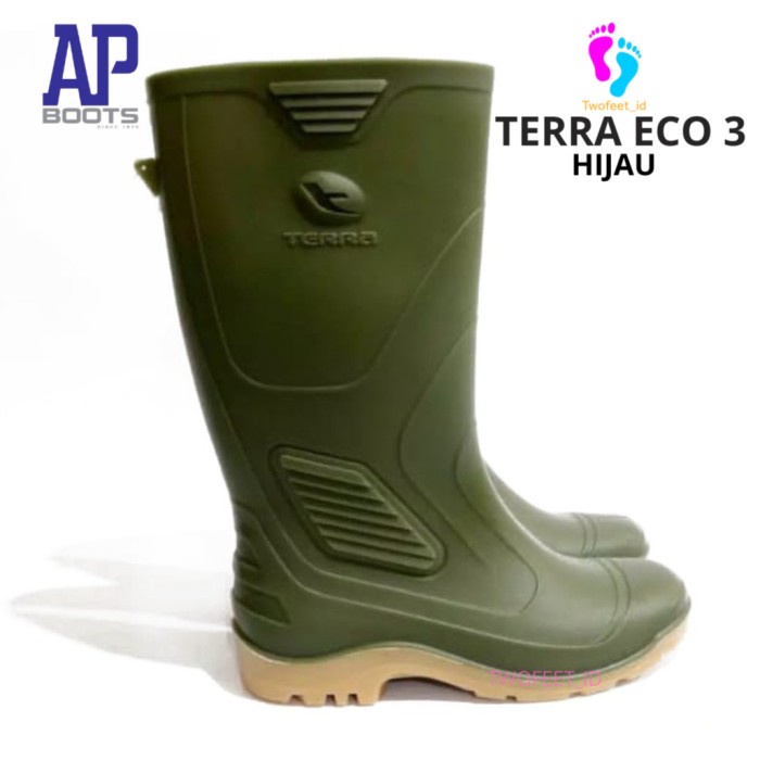 (COD) Sepatu AP Boots Terra Eco 3 warna Hijau size 39-43 - 38