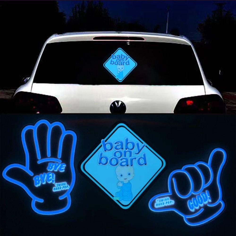 Populer Stiker Mobil LED Auto Dekorasi Sticker Mobil Jendela Mobil Decals