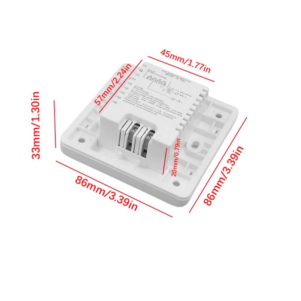 Populer Sensor Tubuh Manusia Saklar Sensor Otomatis Sensitif Adjustable