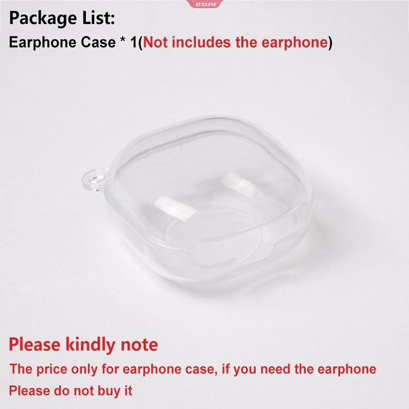 Untuk Samsung Galaxy Buds Live Headset Case Transparan Nirkabel Earphone Penutup Pelindung Portable Tahan Air Penutup Headphone [ZXL]
