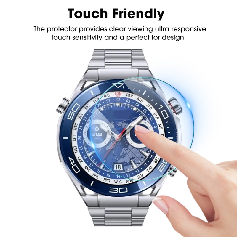 Hd Tempered Glass Film Untuk HUAWE Watch Ultimate/Watch Film Full Screen Anti Gores Film Perlindungan Sidik Jari