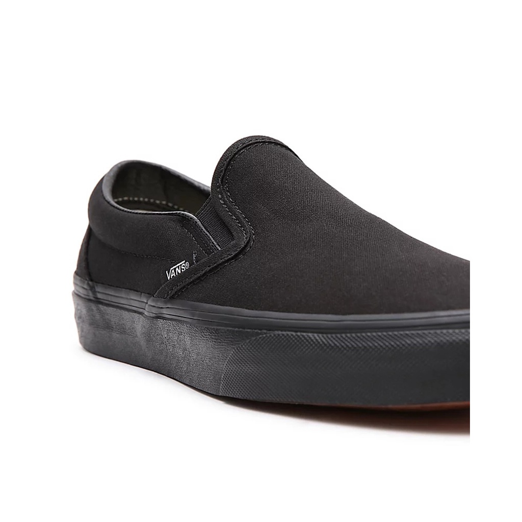 SEPATU VANS OFF THE WALL | SLIP ON BLACK BLACK