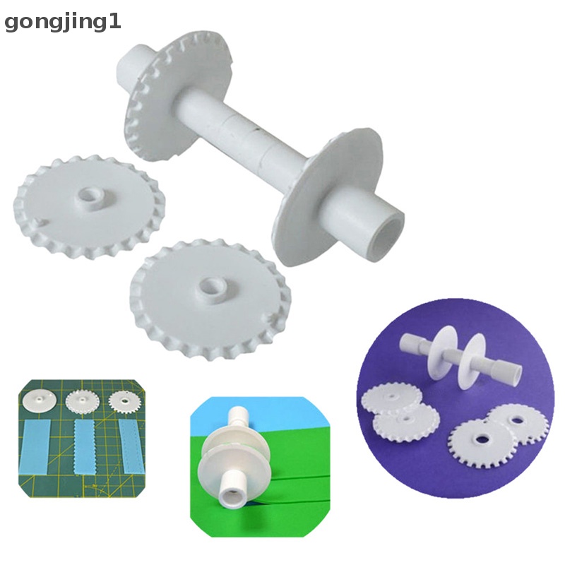 Ggg Fondant Strip Pemotong Pita Sugarcraft Alat Rolling Pin Kue Embosser Roller Set ID