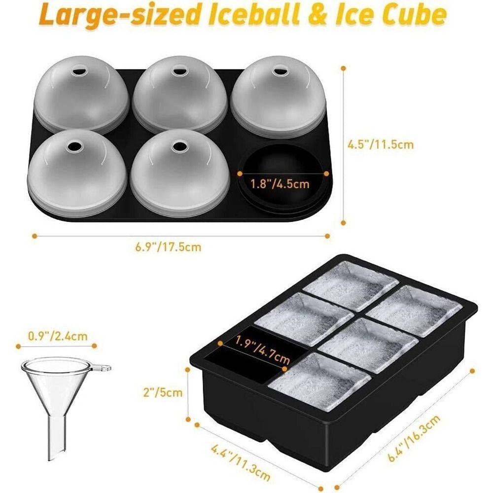 Populer Ice Cube Tray Pembuat Es Food Grade Silikon Reusable Berkualitas Tinggi