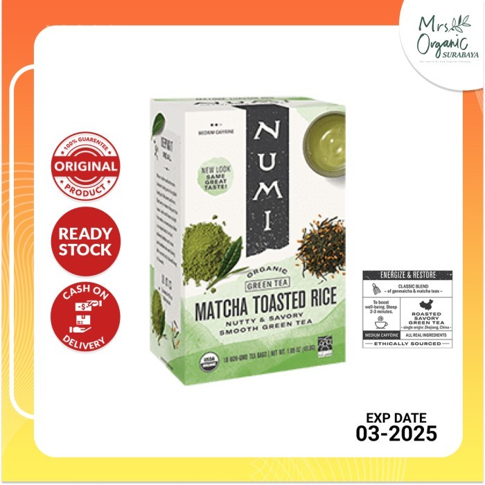 

NUMI - Organic Matcha Toasted Rice Tea - 46.8g