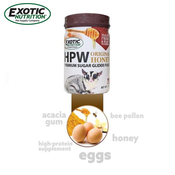 Exotic Nutrition HPW Original 340gr / Makanan Diet Sugar Glider