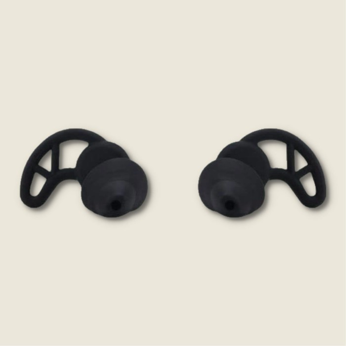 Earplug Silikon Penyumbat Telinga Kedap Suara Peredam Kebisingan - Merah