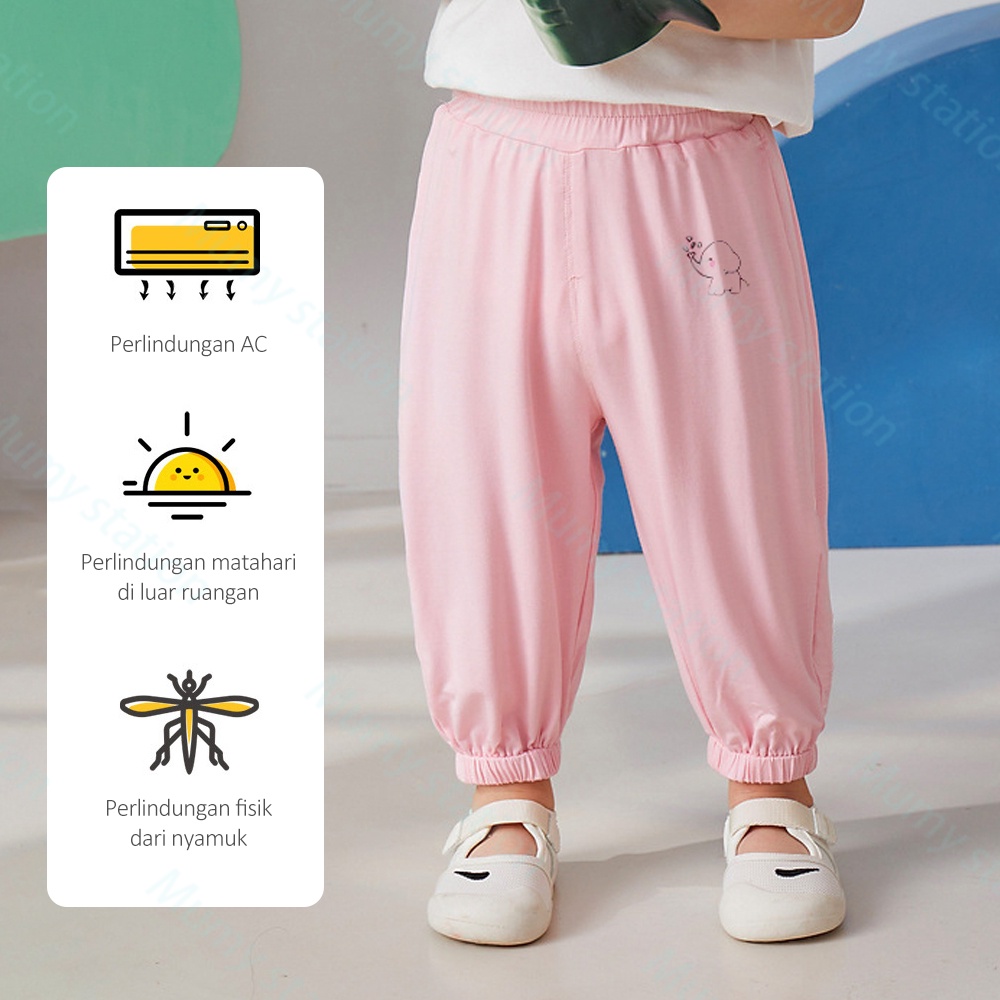 Mumystation Celana Jogger Anak Laki-laki Perempuan celana panjang anak anti nyamuk