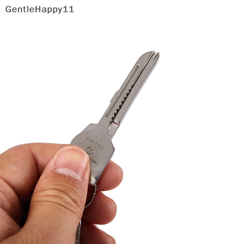 Gentlehappy 6in1 Multi Pocket Keytool Carabiner Gantungan Kunci Serbaguna Gadget Clip Gear id