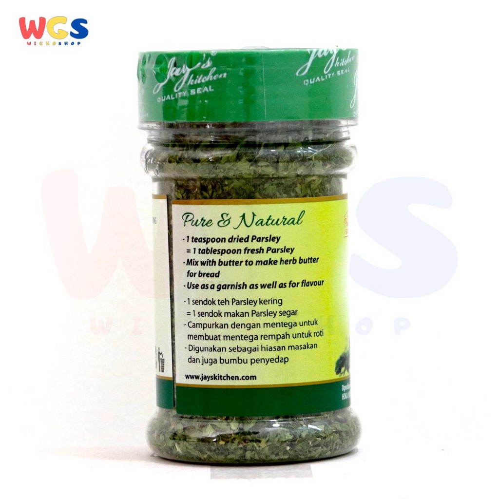 Jay's Kitchen Jays Parsley Flakes Daun Parsley Herbal 20 gr