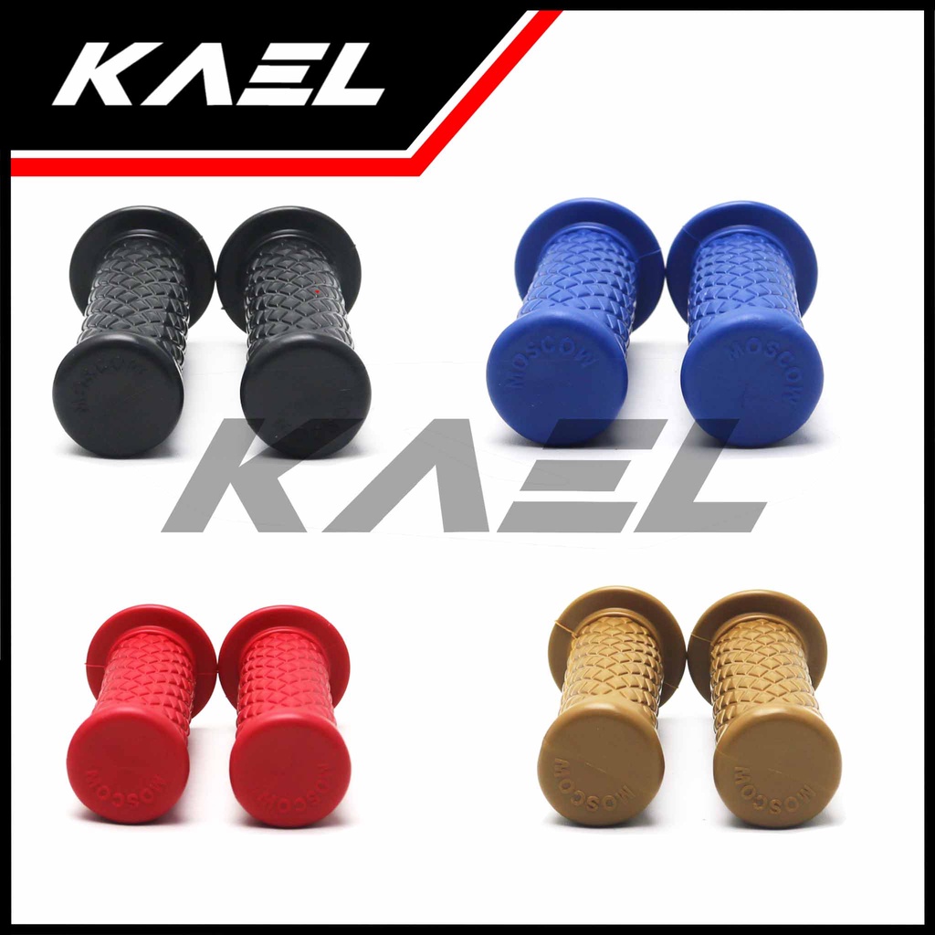 Handgrip Variasi Model Wajik Universal Beat FI eSP Street Sporty Pop/Vario/Grand/Spacy/Supra X 125 Fit New/Revo Absolute/Blade Hitam Merah Biru Coklat Handle Hand Grip Fat Pad Assy Handfat Handpad