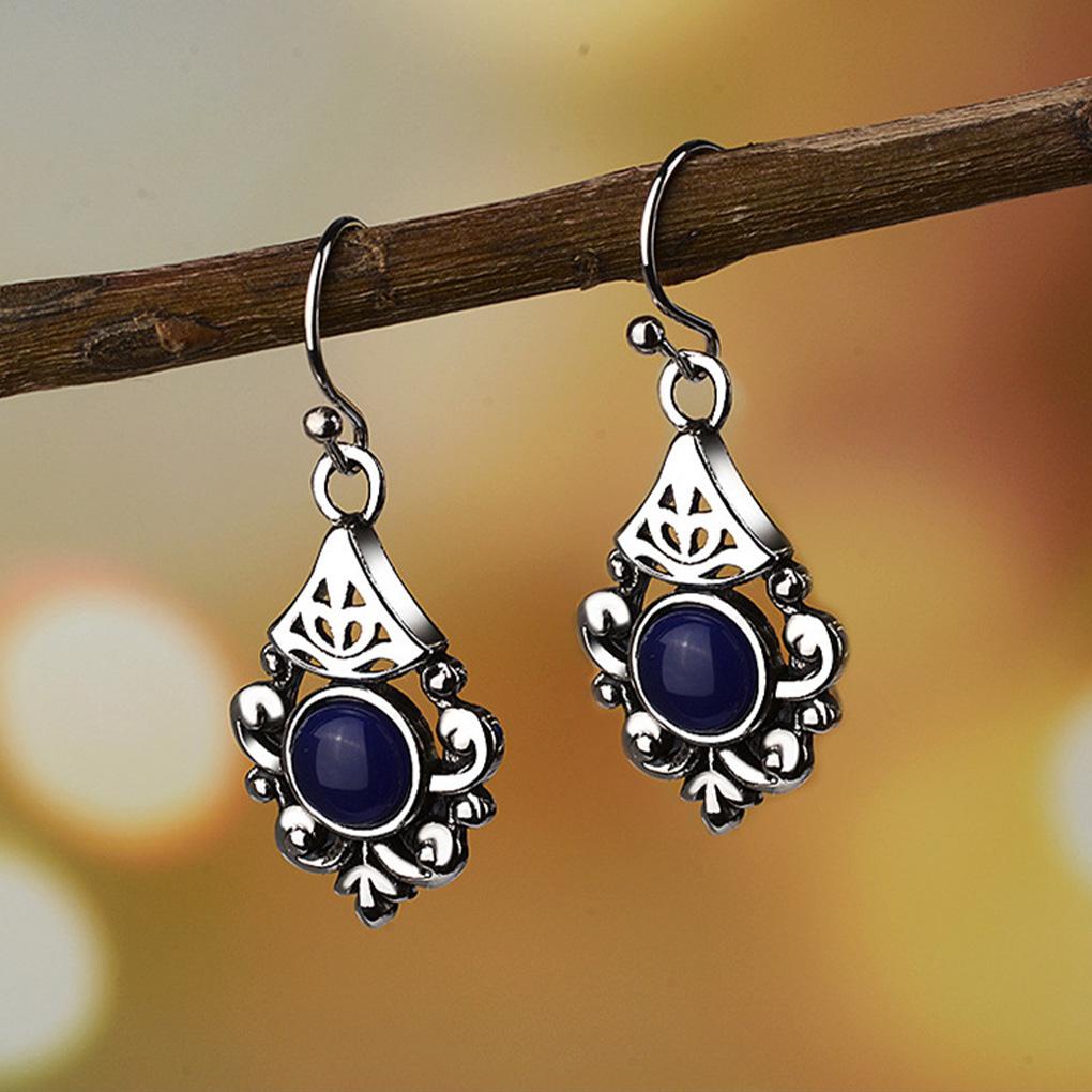 2buah Wanita Pesta Perjamuan Fashion Kristal Anting Pernikahan Upacara Gadis Vintage Drop Earrings Perhiasan Hadiah