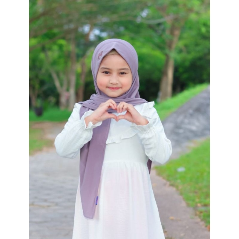 SHAHIN Jilbab Anak Segitiga Premium Jersey Premium Korea
