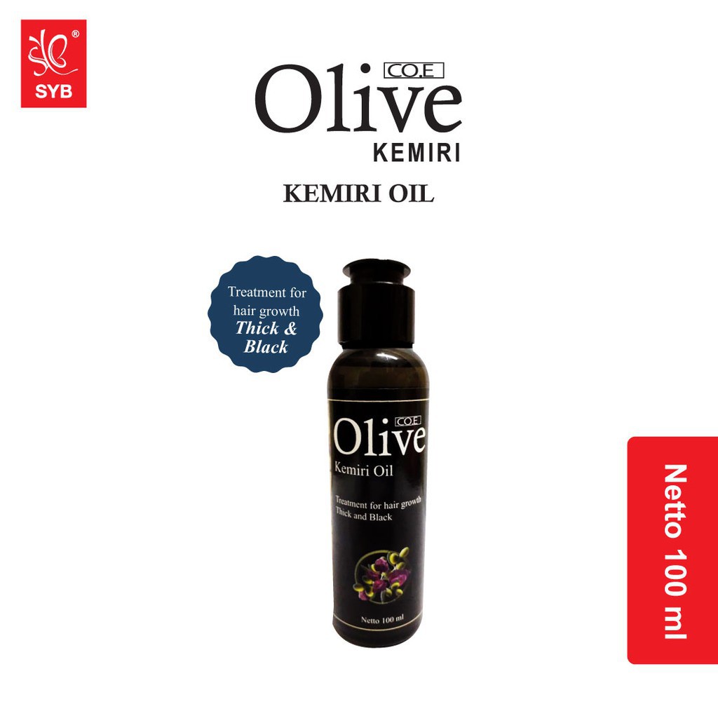 SYB CO.E Olive Kemiri Oil 100ml | Minyak Kemiri