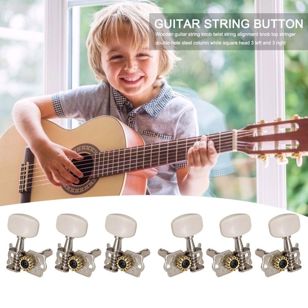 Nickolas1 Pasak Tuner Gitar Akustik Tombol Oval Akustik Folk Tuners Keys Tuning Knob String Axis Upper Winding Mechanism Bagian Gitar Tombol Senar Gitar