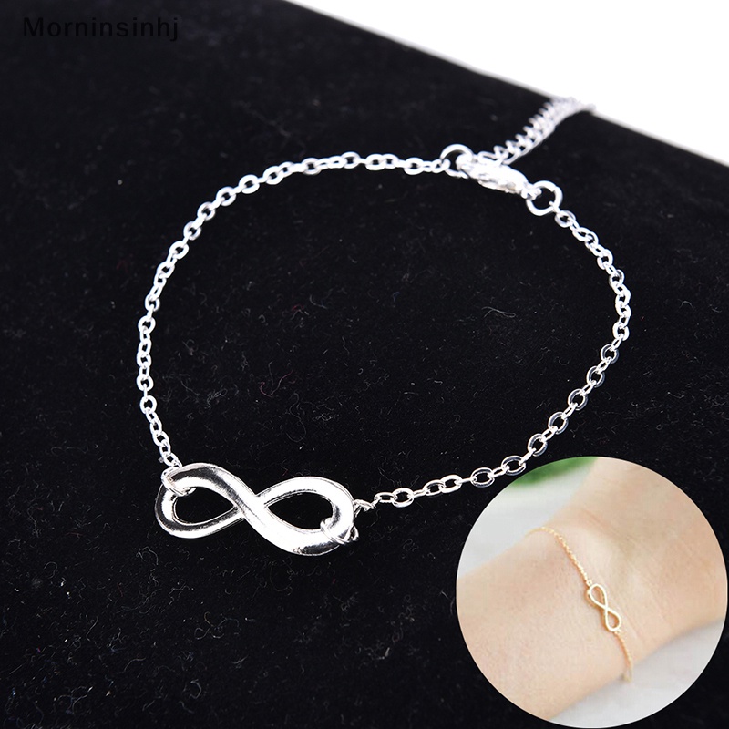 Mornin Fashion Lucu Kecil8Kata Infinity Pesona Rantai Bridesmaid Gelang Hadiah Besar id