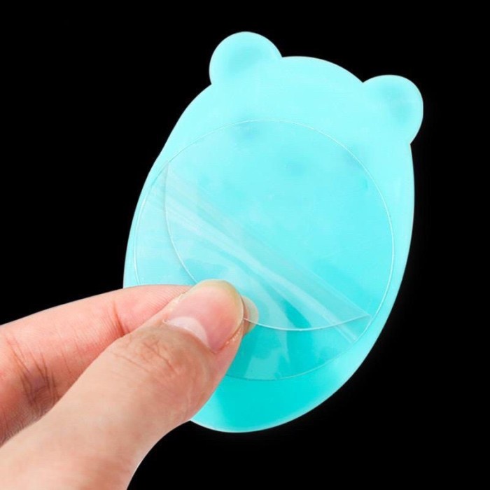 Gantungan Tempel Dinding Kepala Colokan Motif Bear 4IN1 Plug Hook Kuat Perlengkapan Rumah
