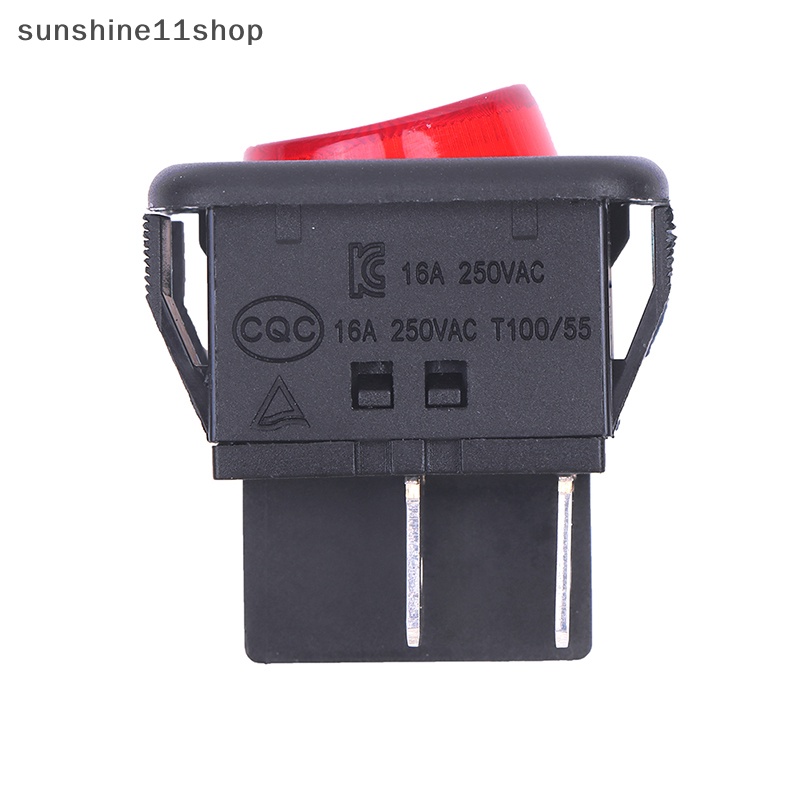 Sho 4Pins RK1-05N Iluminasi Saklar Rocker Switch Mini Saklar Perahu Tahan Air Oilproof Rocker Switch N