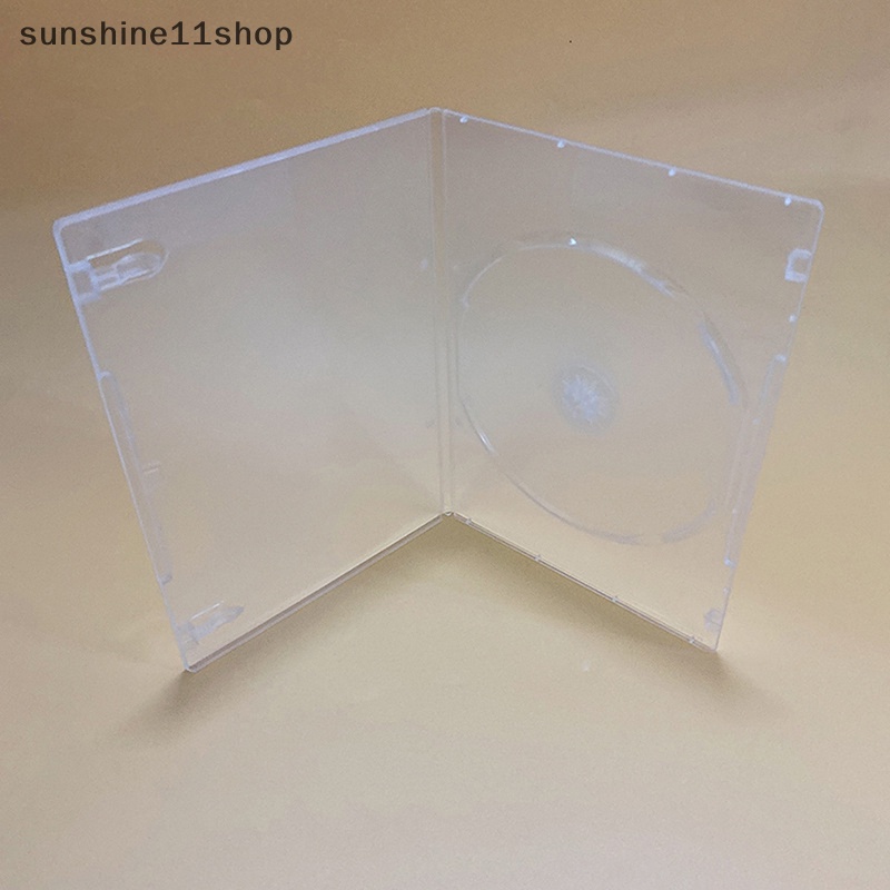 Sho Wadah CD Kosong Berkualitas Tinggi Plastik PP Milky Transparan CD Case CD Case Kapasitas 1disk N