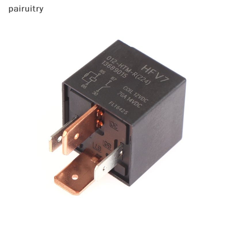 Relay PRT 1pc 12V HFV7 012-HTM-R 70A 12VDC 4Pins Relay Mobil PRT