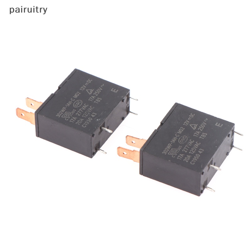 Prt 2pcs Relay 12V 302WP-1AH-C M02 12VDC 4pin Untuk Microwave Oven PRT