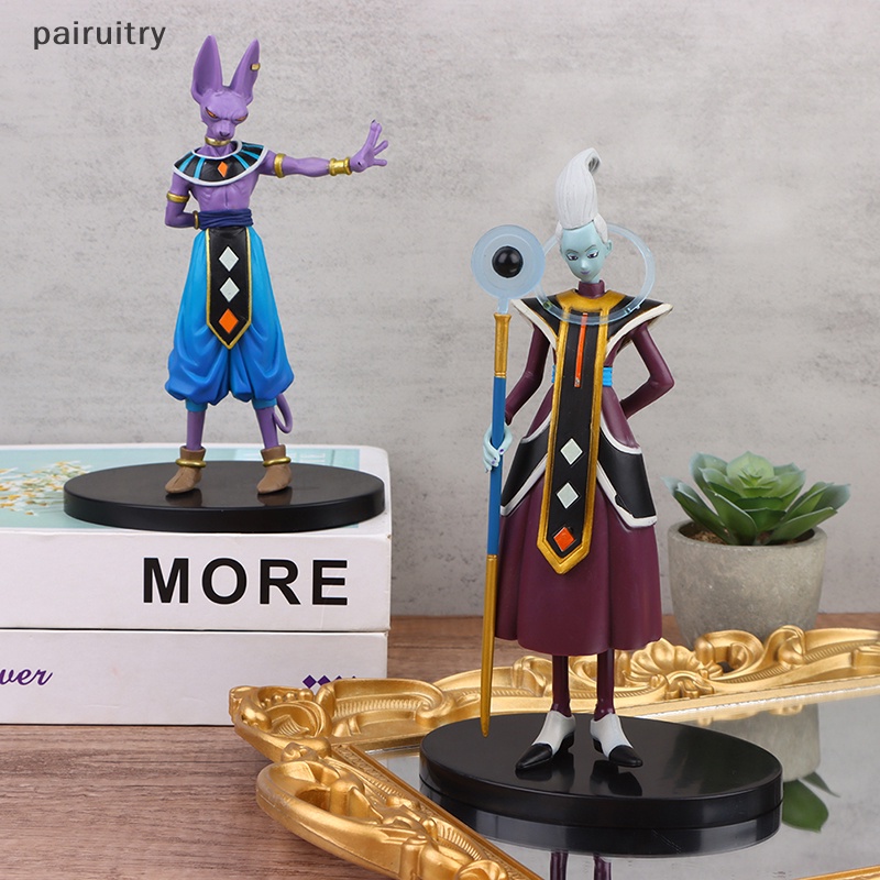 Prt Anime Dragon Ball Z Beerus Figure Gods Of Destruction Dxf Whis Beerus 20cm Figure Figurine Patung PVC Model Koleksi Mainan Gif PRT