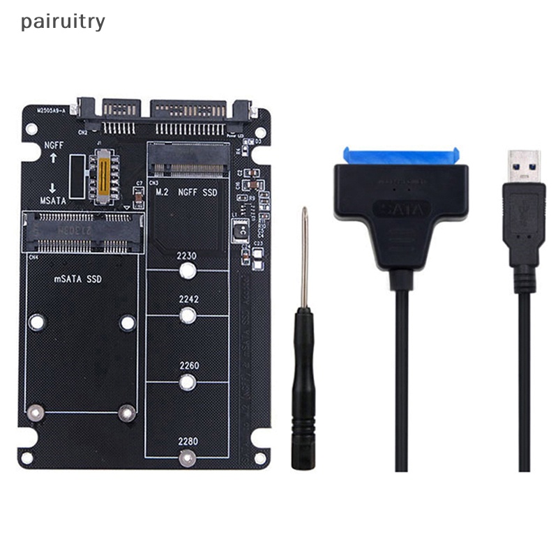 Adaptor USB PRT M2 m.2 NGFF Ke SATA Adapter mSATA Ke USB SATA 3.0 Converter External mSATA m.2 NGFF Ke SATA3 USB Adapter Riser Board PRT