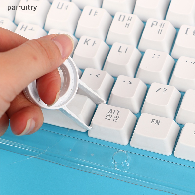 Prt 1Pc 104kunci Korea Transparan Backlit ABS Key Caps Untuk Mekanik Gaming PRT
