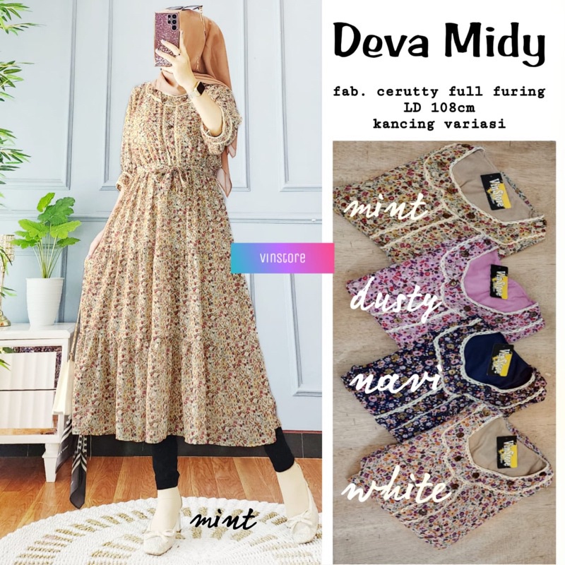 DEVA MIDY ORI VINSTORE | Midi Ceruty full furing