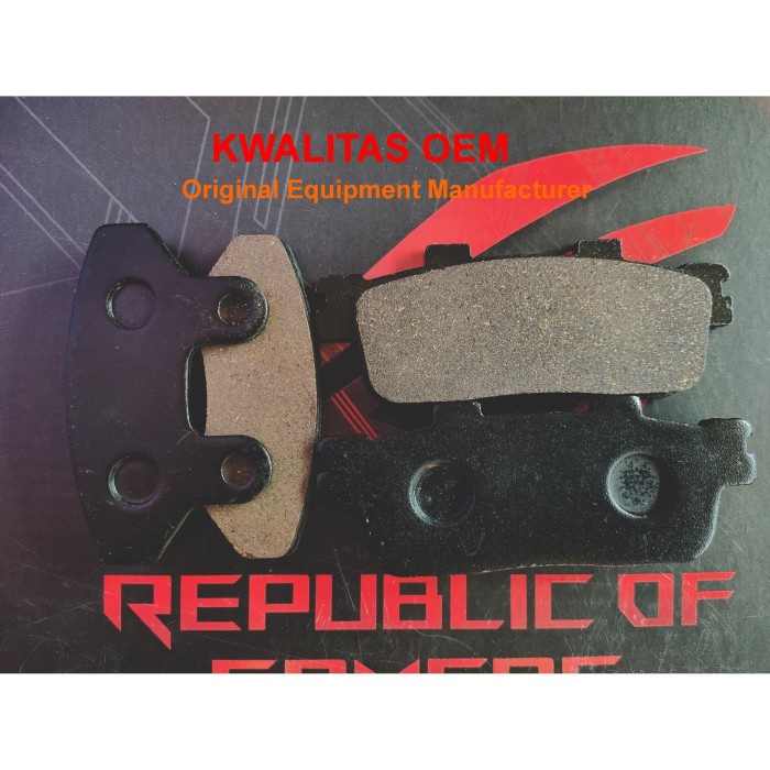 1 set depan belakang Kampas Rem SYM Street 125 Joyride 125i 200i Evo