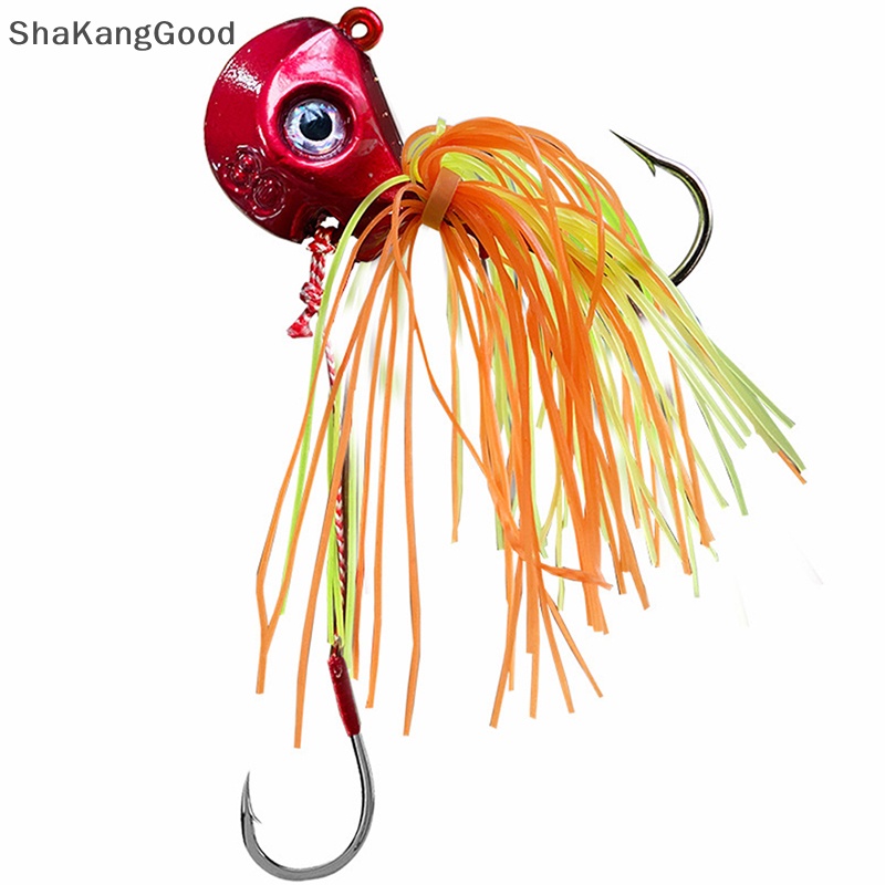 Skid fishing hook Deep sea fishhook 40g-100g Kepala Perahu Pancing head hook SKK