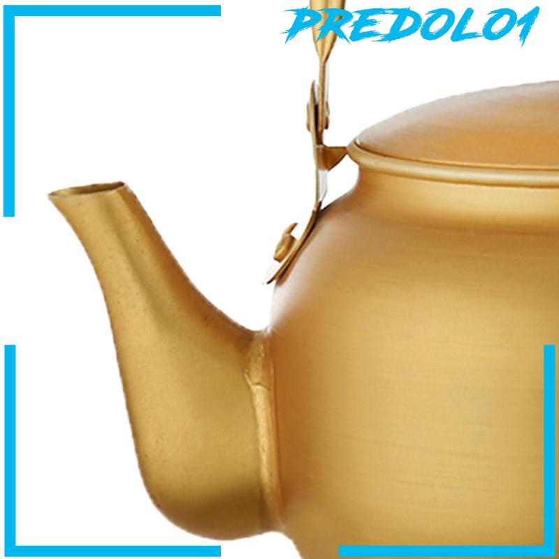 [Predolo1] Teakettle Teko Kopi Ketel Aluminium Portabel Untuk Barbekyu Rumah Tangga Camping