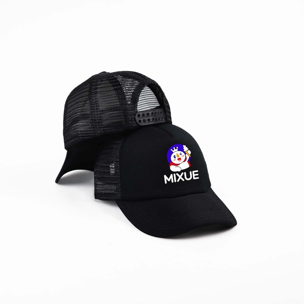 Topi Anak Trucker Jaring Sablon Motif Mixue