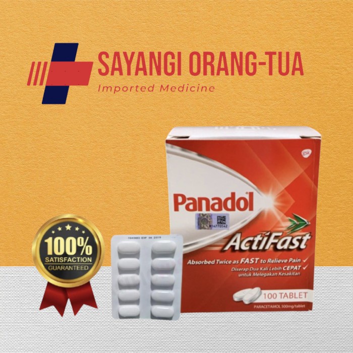 

Panadol Actifast Malaysia Strip 10 Tablet