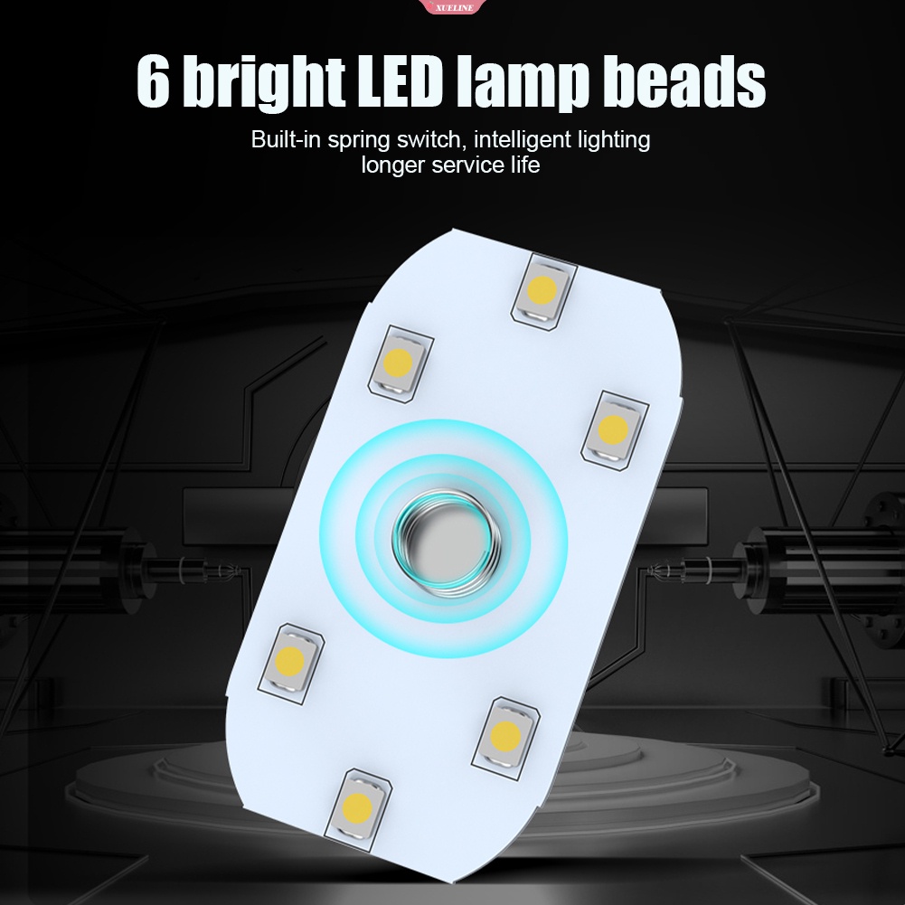 1pc Sensor Sentuh USB LED Interior Light Lampu LED Lampu Plafon Mobil Lampu Baca Dekorasi Mobil Atap Interior Lighting [ZXL]