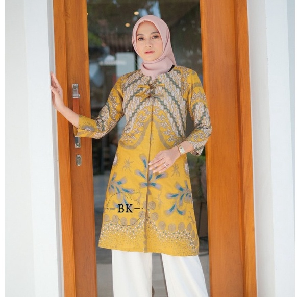 Batik tunik modern wanita premium | Batik tunik wanita terbaru kekinian | Batik tunik jumbo | Batik 