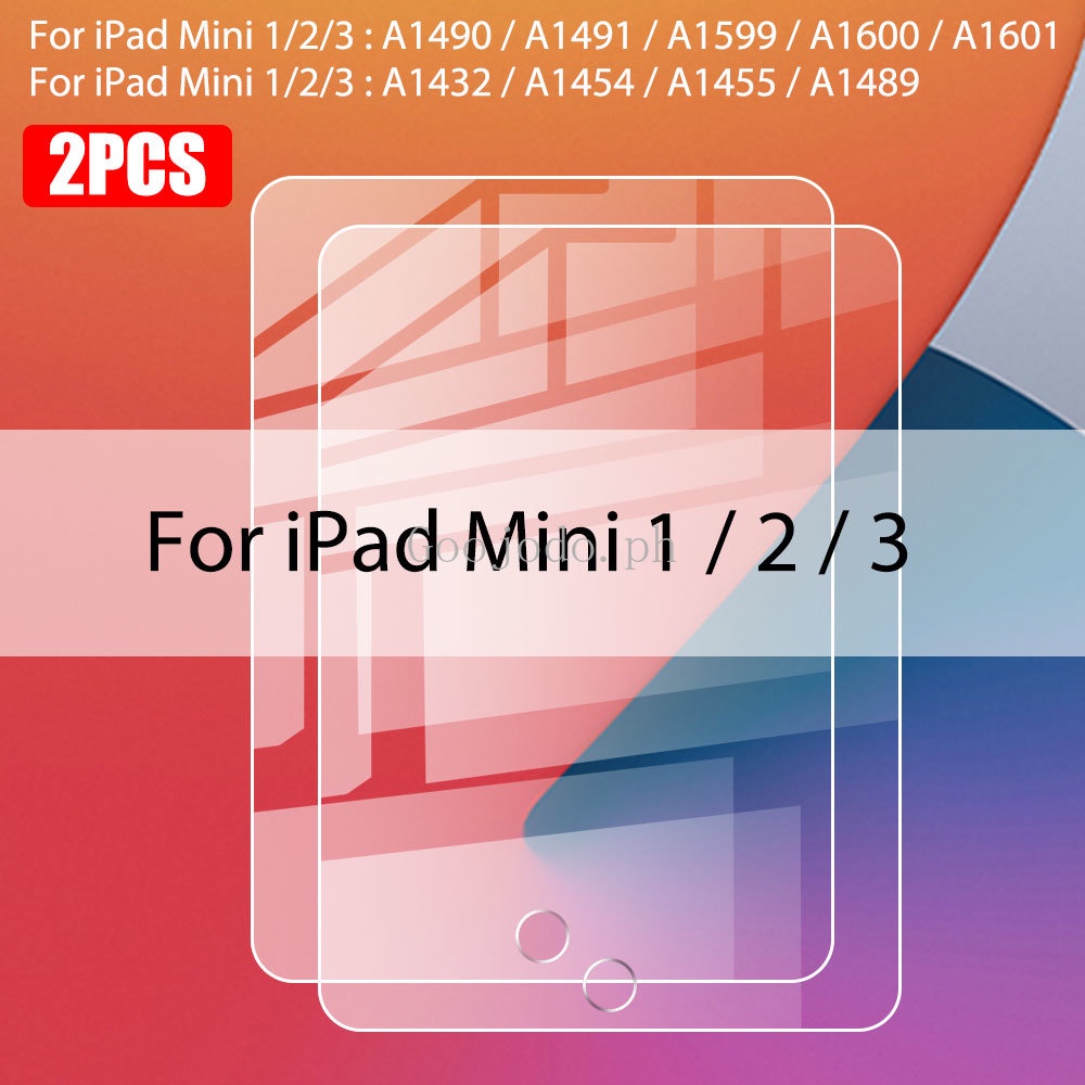 2pcs Cover Pelindung Layar Tempered Glass Untuk Ipad Air5 4 2022 Pro 11 2018 9.7 Inch Ipad 10.2 6th 5th Gen Tempered Film