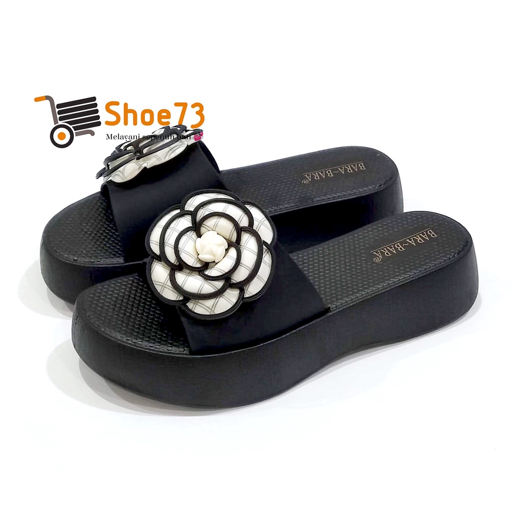 BARA BARA JSL 2203 B-15 SIZE 36-40 ORIGINAL l Sandal Selop silang jelly wanita l Sendal kokop cewek impor