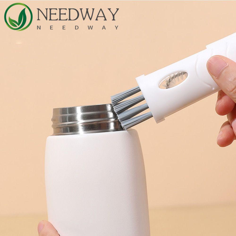 Needway   Sikat Botol Susu Serbaguna Praktis Sikat Pembersih Tutup Gelas Wortel Awet Multifungsi Food Grade Cup Scrubber