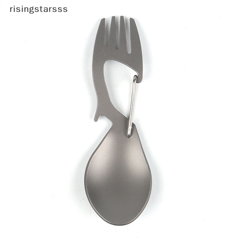 Rsid Span-new Outdoor Camping Piknik Stainless Steel Garpu Sendok Peralatan Makan Ultralight Bermanfaat Jelly