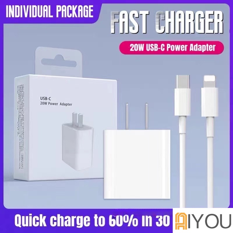 Untuk 20W USB-C Power Adapter Kompatibel Untuk 20W Fast Charger Untuk iphone iphone 14 Pro Max 13 13mini 8x XS 11 12