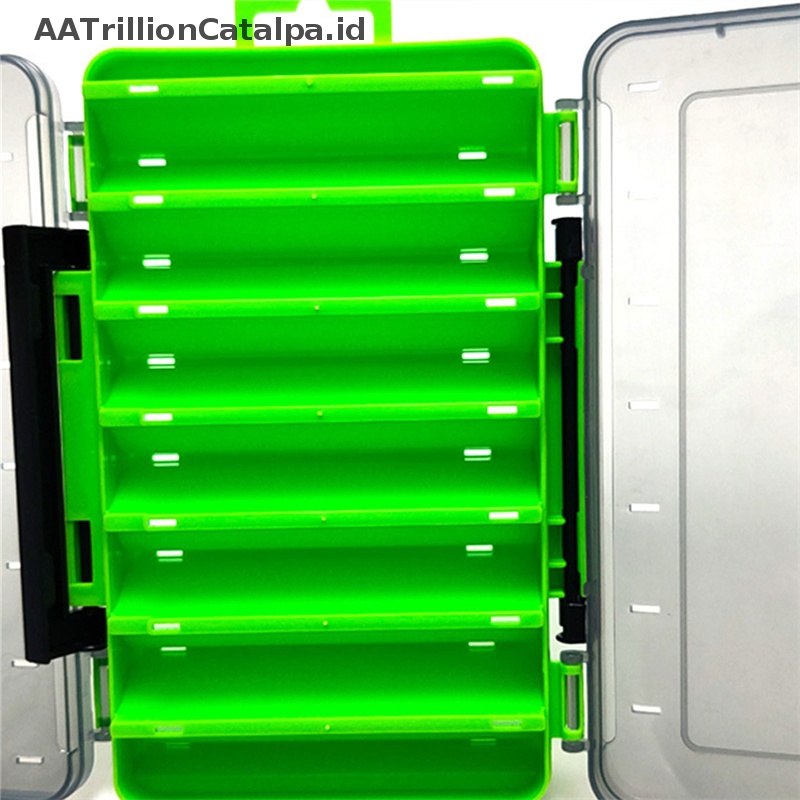 Aatrillioncatalpa 1Pcs Fishing Tackle Boxes Tempat Penyimpanan Fishing Tackle Boxes Aksesoris Box ID