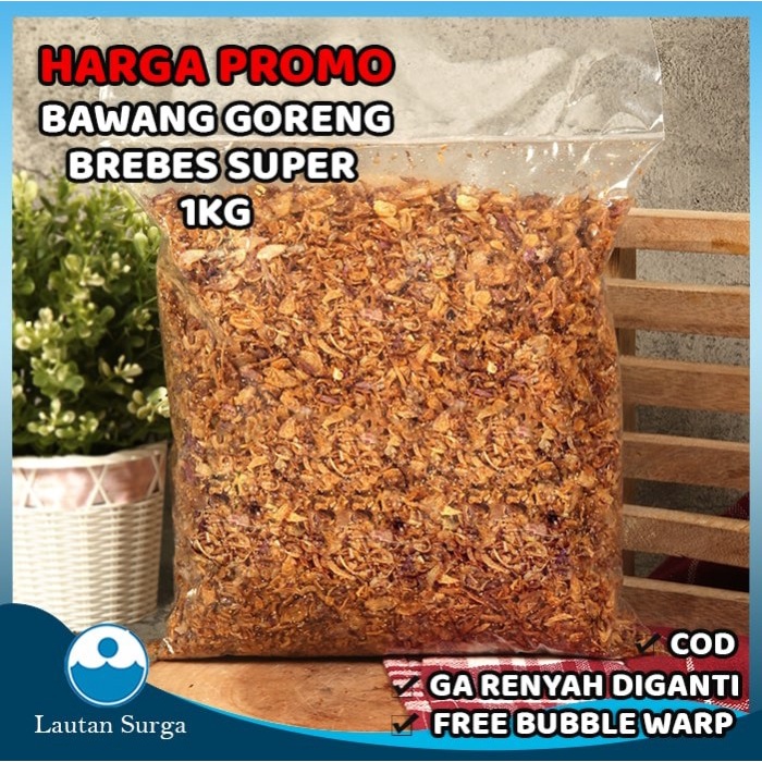 

Makanan | Bawang Goreng Brebes 1 Kg Bawang Merah Goreng Brambang Goreng Asli - Sumenep Premium