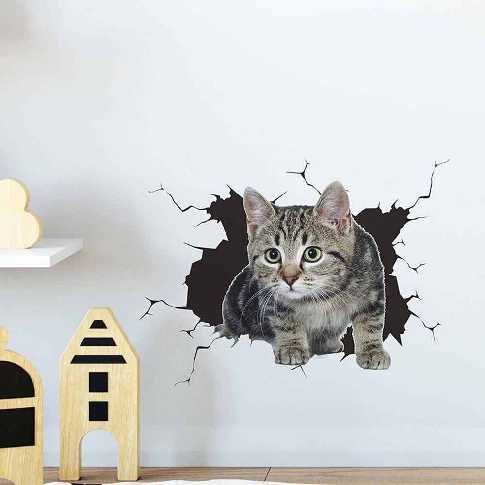 Populer 5pcs Wall Decal Reusable Vinyl Dekorasi Rumah Kamar Tidur